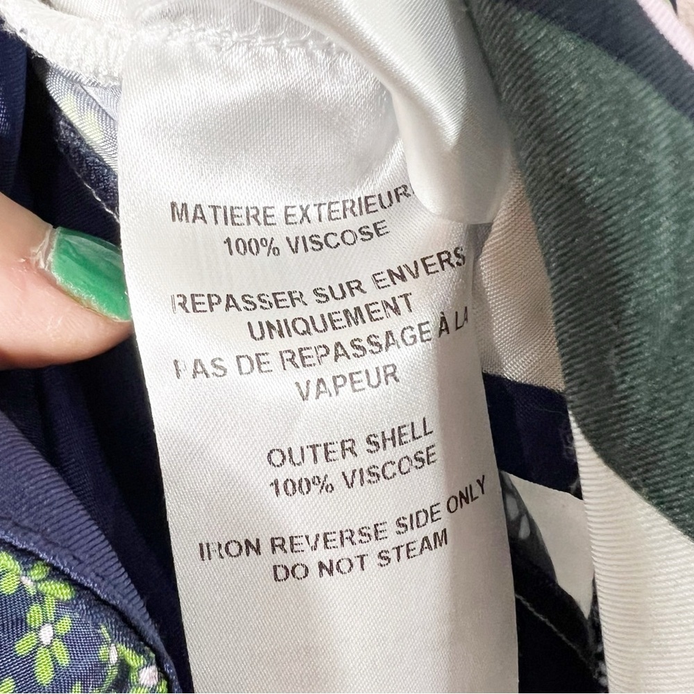 See By Chloe Patchwork Multicolor Pattern V Neck … - image 5